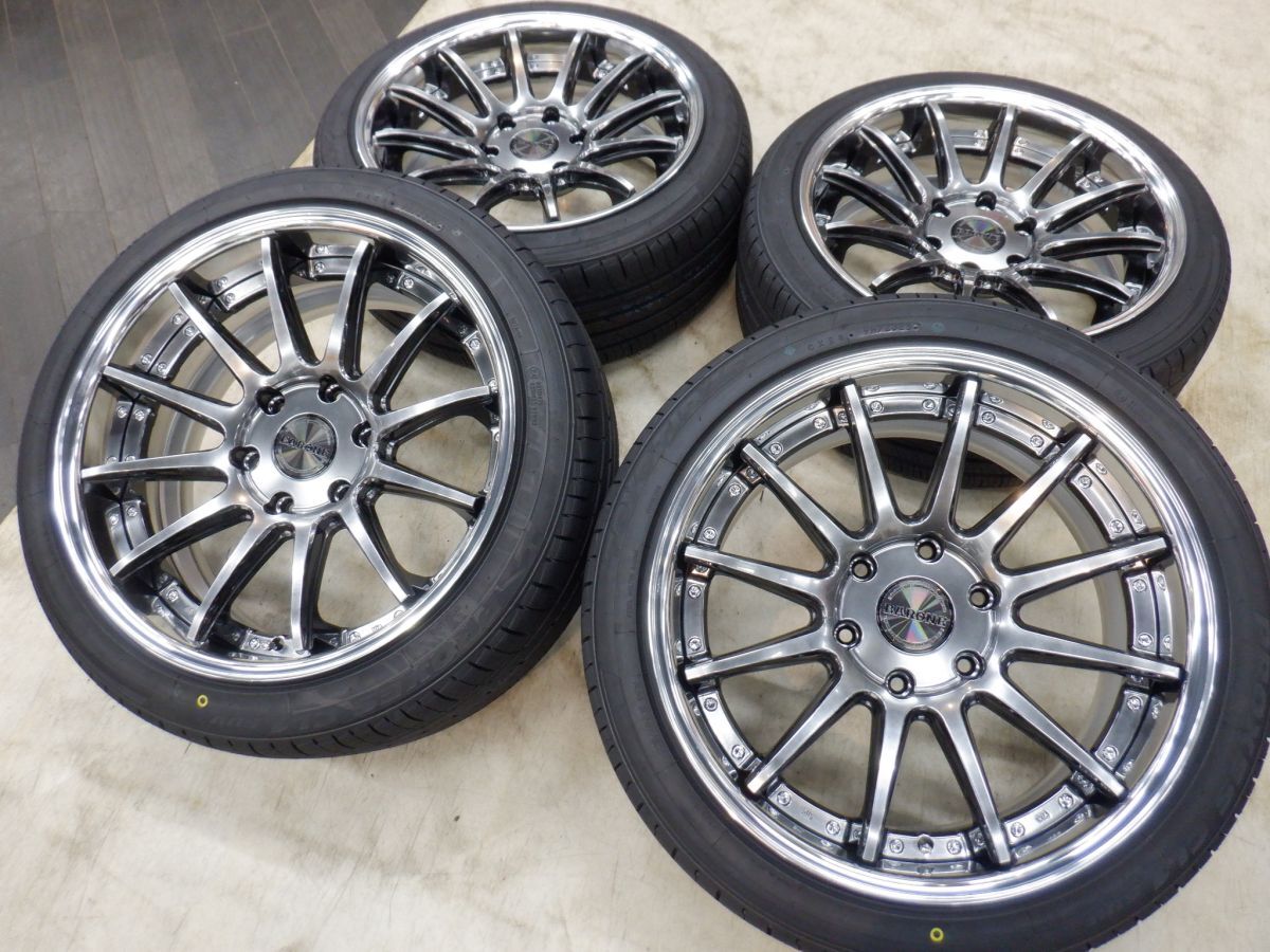 S 送料無料 新作 ファブレス ヴァローネ LVC-12 19 6H139.7 9J+25 トーヨー プロクセス 225/45R19 ハイエース レジアス オーバーフェンダー拍卖