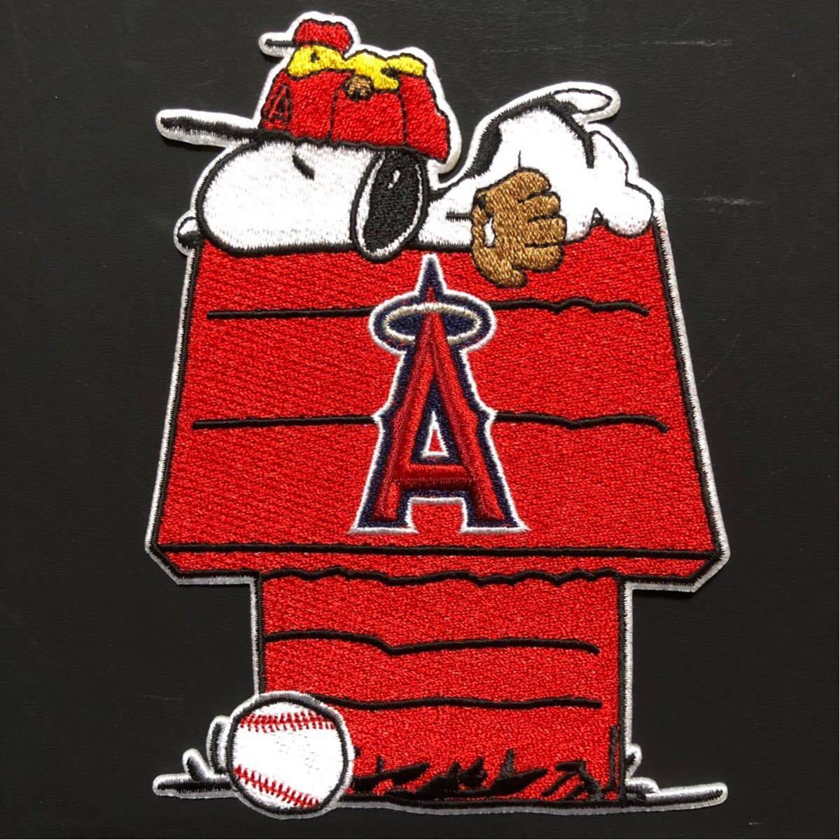 MLB ロサンゼルス・エンゼルス スヌーピー ウッドストック ワッペン拍卖