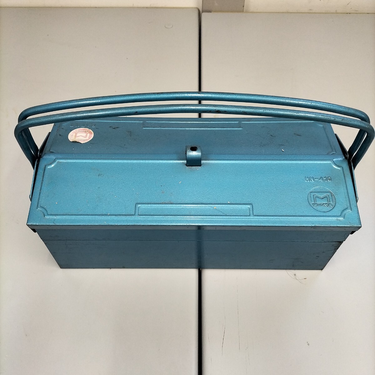 工具箱 マーベル ツールボックス スチール製 グリーン MN-410拍卖