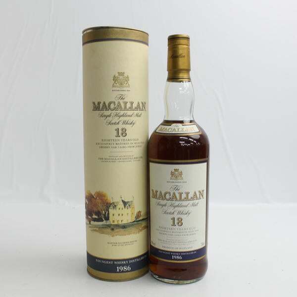 The MACALLAN(マッカラン)18年 1986 43% 750ml X25I040053拍卖