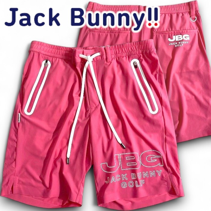 Jack Bunny!! ジャックバニー パーリーゲイツ 定価2万 ドライタッチ 4WAYストレッチ ショートパンツ ゴルフ 3132203 090 6 ▲021▼50907w02拍卖