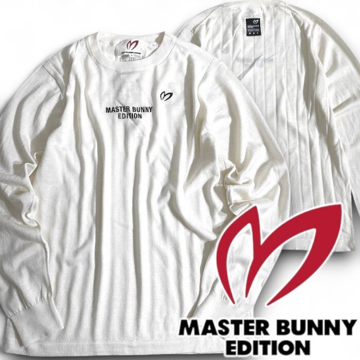 MASTER BUNNY PEARLY GATES マスターバニー パーリーゲイツ 定2.8万 シルク混ウール 長袖 ニットソー ゴルフ 3170101 030 4▲043▼50912w10拍卖