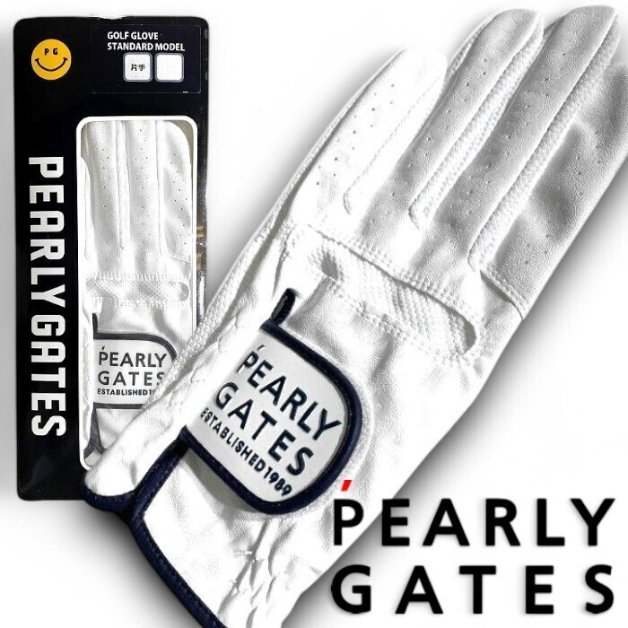 PEARLY GATES パーリーゲイツ 定価4千 オールシーズン Fレザー グローブ 左手 片手用 ゴルフ ユニセックス 2985205 030 L ▲005▼50403w10拍卖