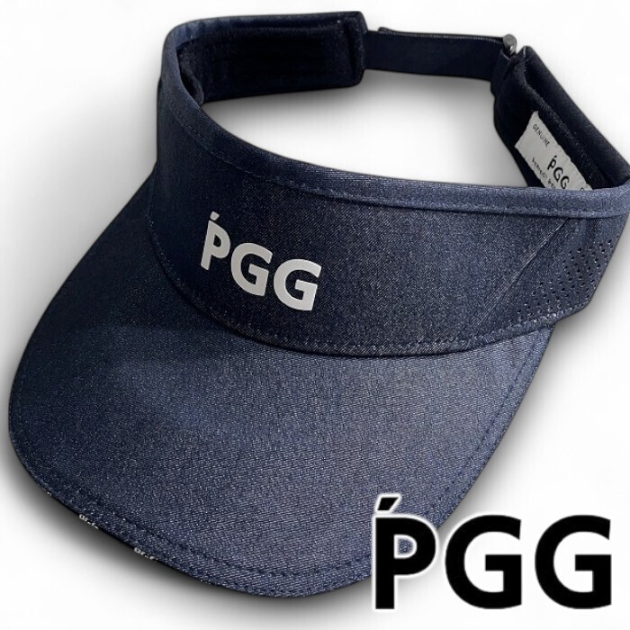 PGG by PEARLY GATES ピージージー パーリーゲイツ 定価6千 バイザー サンバイザー 帽子 ゴルフ ユニセックス 2187303 121 ▲007▼50623w09拍卖