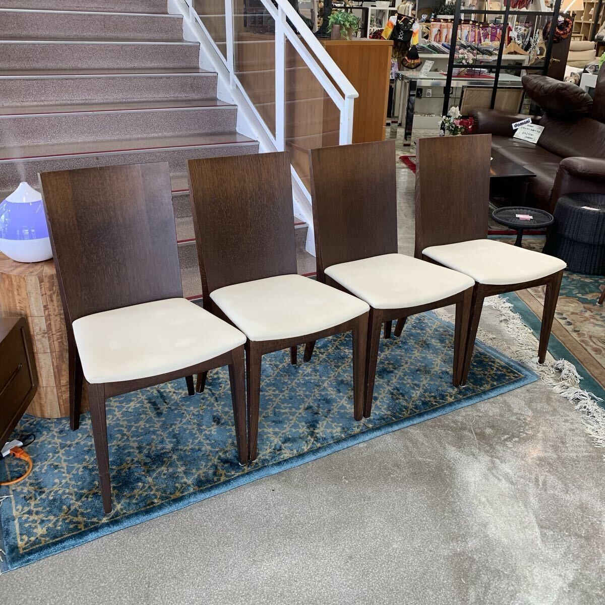 現状品 Calligaris カリガリス ダイニングチェア 4脚セット アームレスチェア 834拍卖