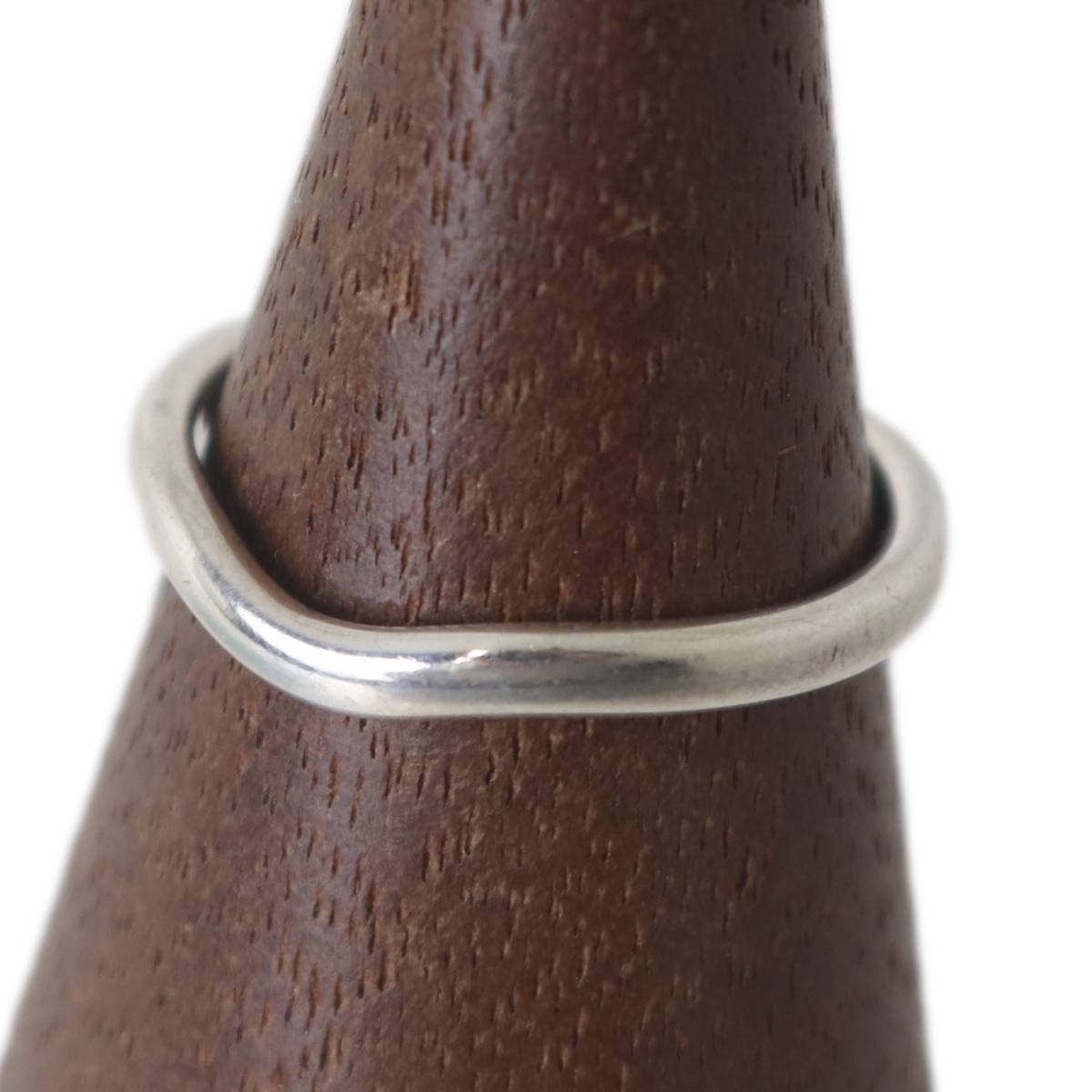 Tiffany&Co. / ティファニー vバンド リング PERETTI 925 SPAIN シルバー 約10号 1.6g NO Bランク拍卖