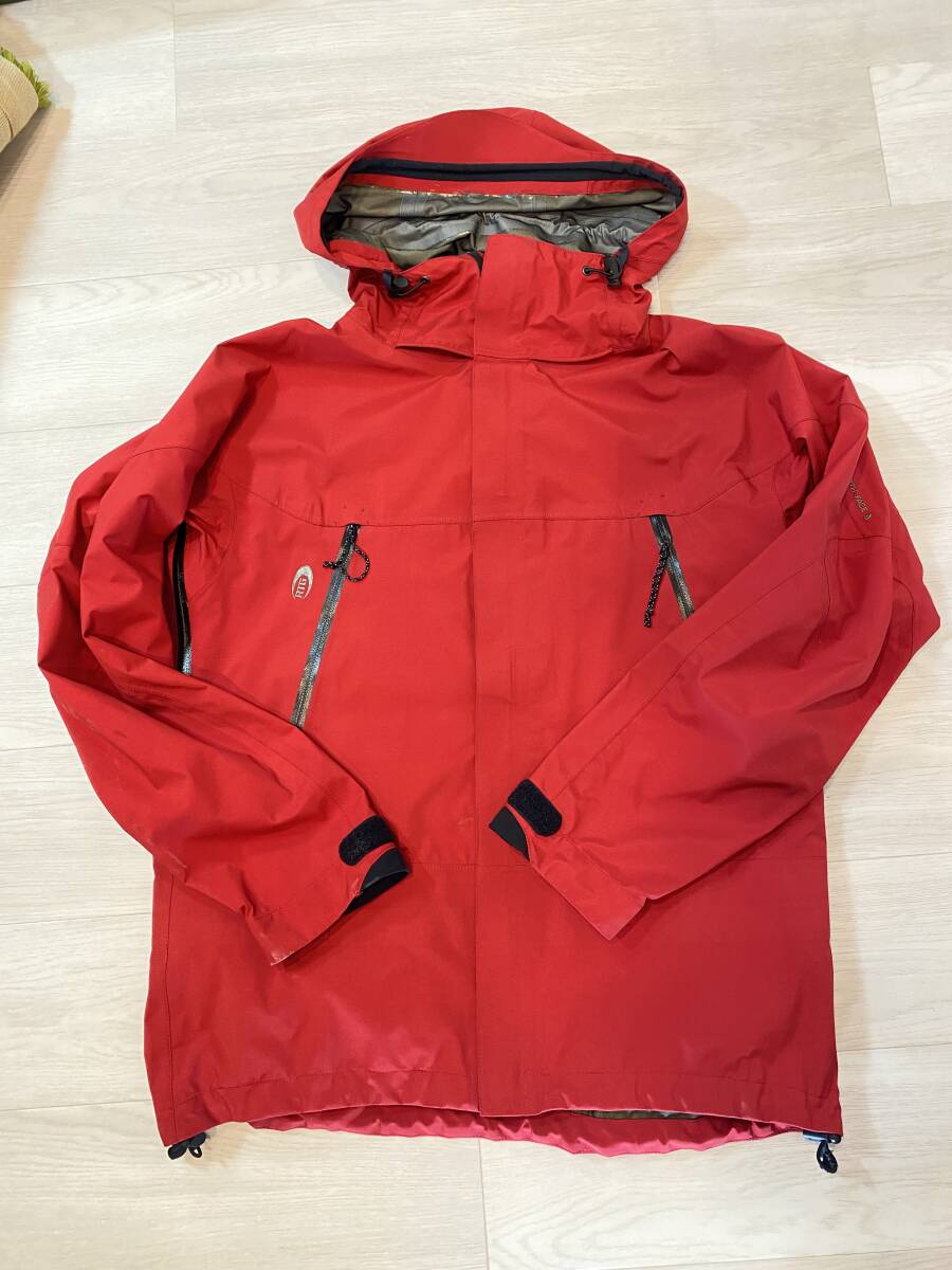 防水透湿 GORE-TEX ゴアテックス 3レイヤー マウンテンジャケット THE NORTH FACE ノースフェイス 赤 L拍卖
