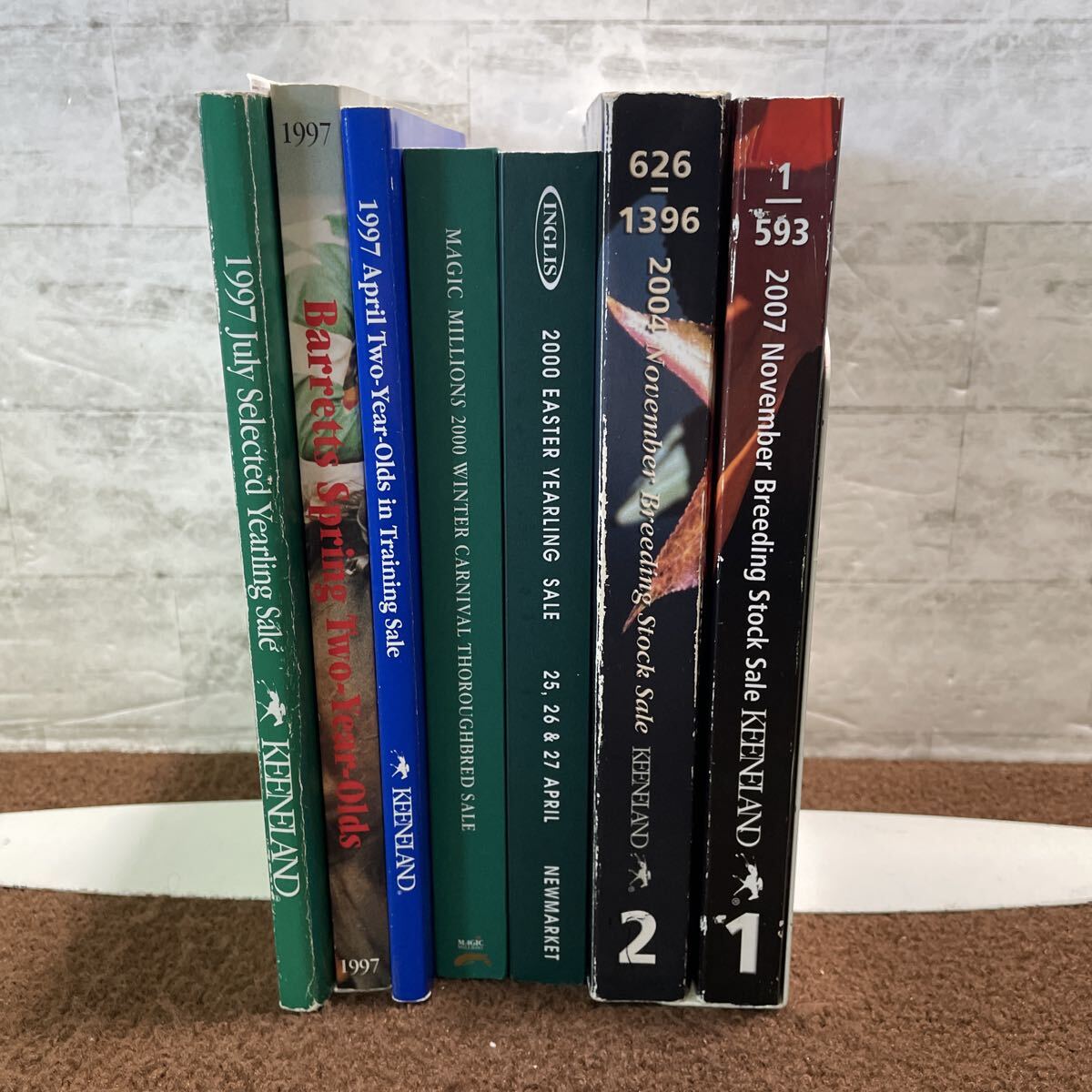 F06●7冊 海外サラブレッド セリ 競り 競売 競馬 競走馬 1997年 2000年 2004年 2007年 キーンランド アメリカ 血統 250924拍卖