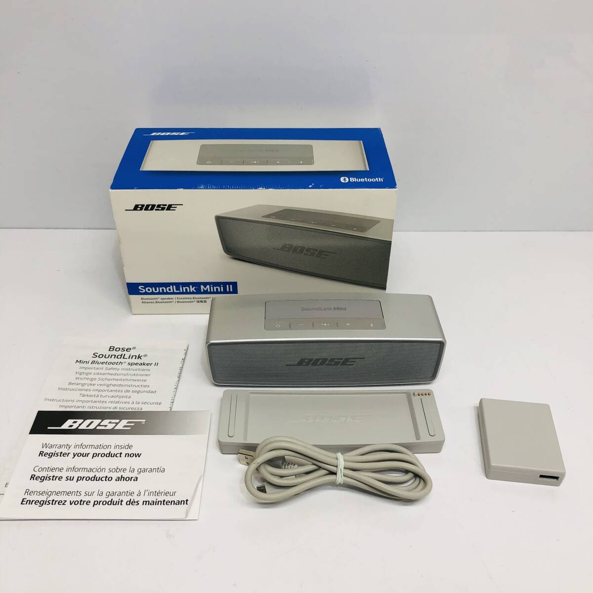 ●動作品 ボーズ 416912 ポータブル ワイヤレススピーカー BOSE SoundLink Mini サウンドリンクミニ Bluetooth 音楽 再生 S4545拍卖