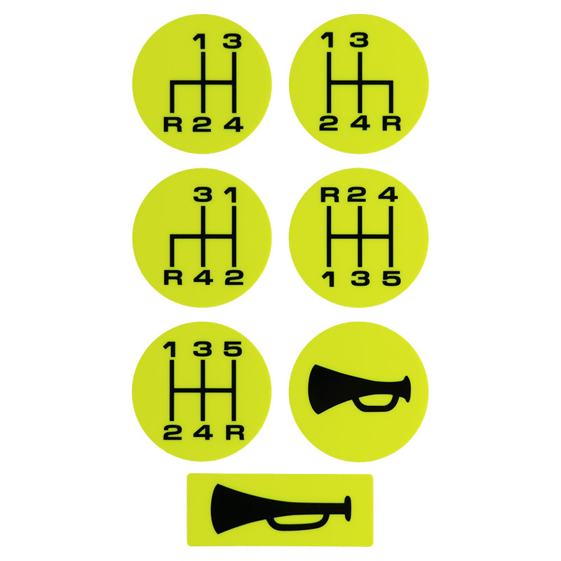 東洋マーク シフトパターン黄 ステッカー Z-1700 ステッカー拍卖