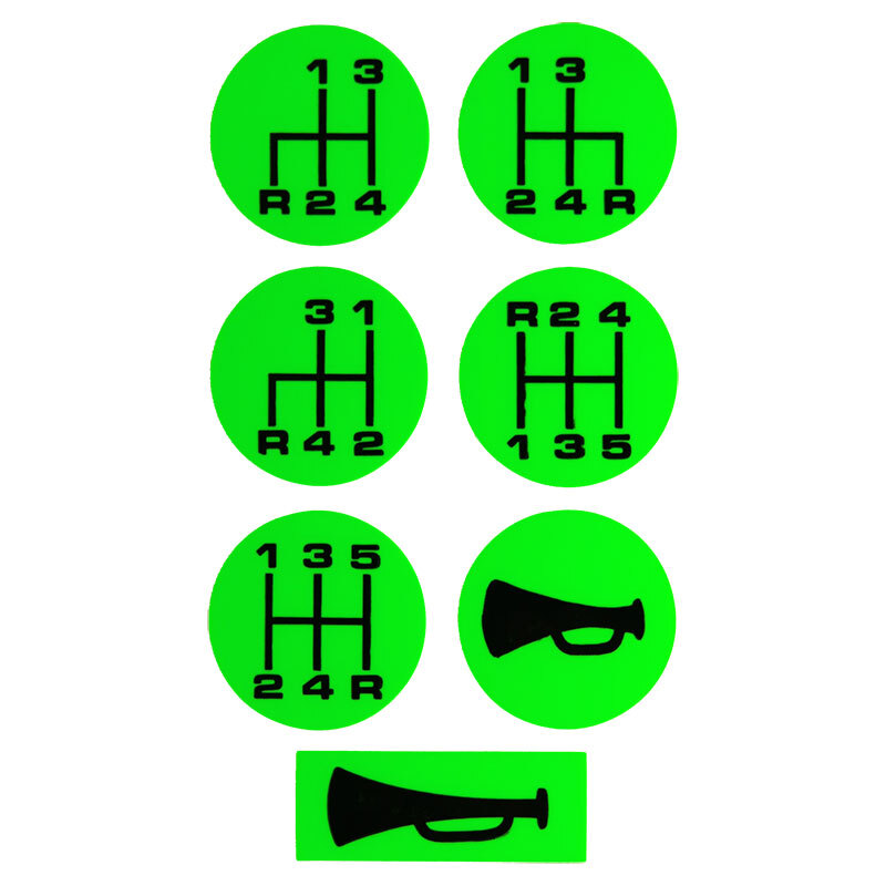 東洋マーク シフトパターン緑 ステッカー 1702 ステッカー拍卖