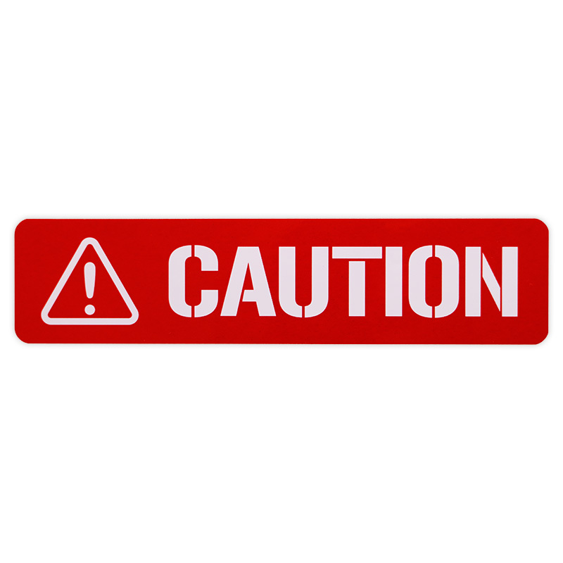 東洋マーク CAUTION 大 反射 ステッカー Z-3502 ステッカー拍卖