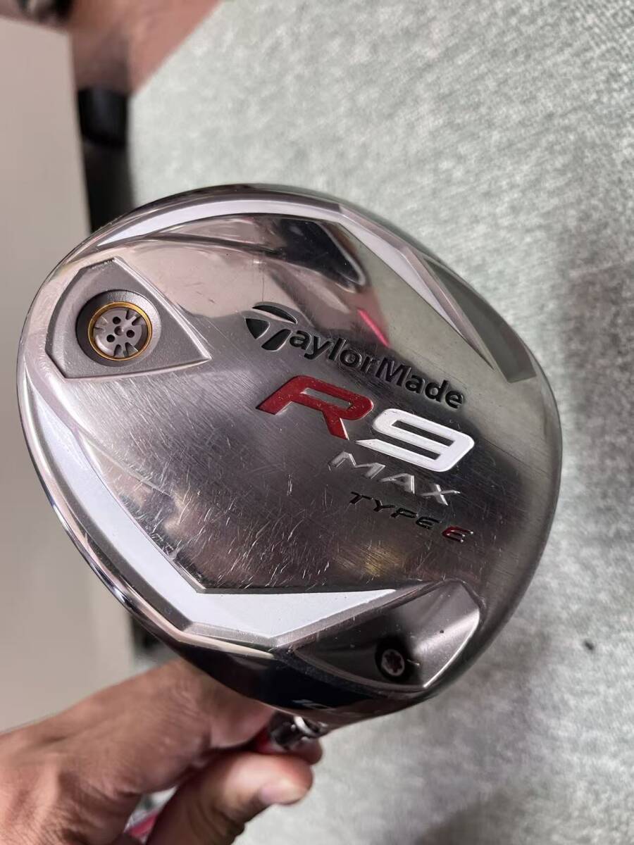 e561★TaylorMade テーラーメイド R9 MAX TYPE E 10.5° Motore LITE50 フレックスSR★拍卖