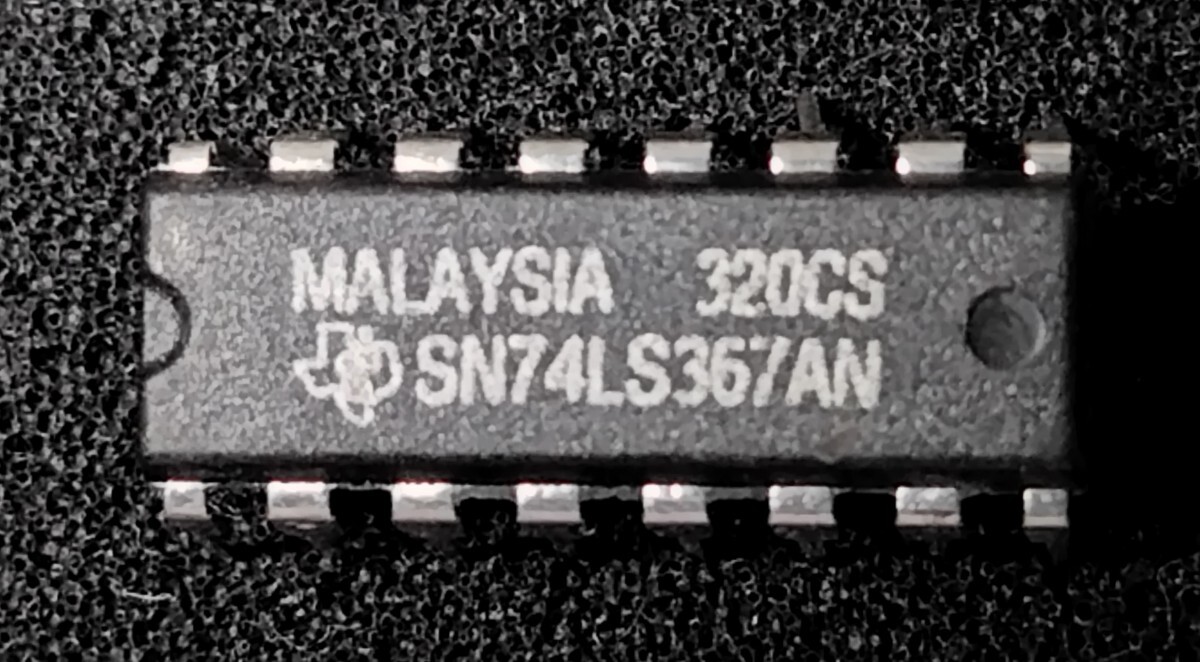 SN74LS367AN TI製 LSTTL IC (6個セット) 拍卖