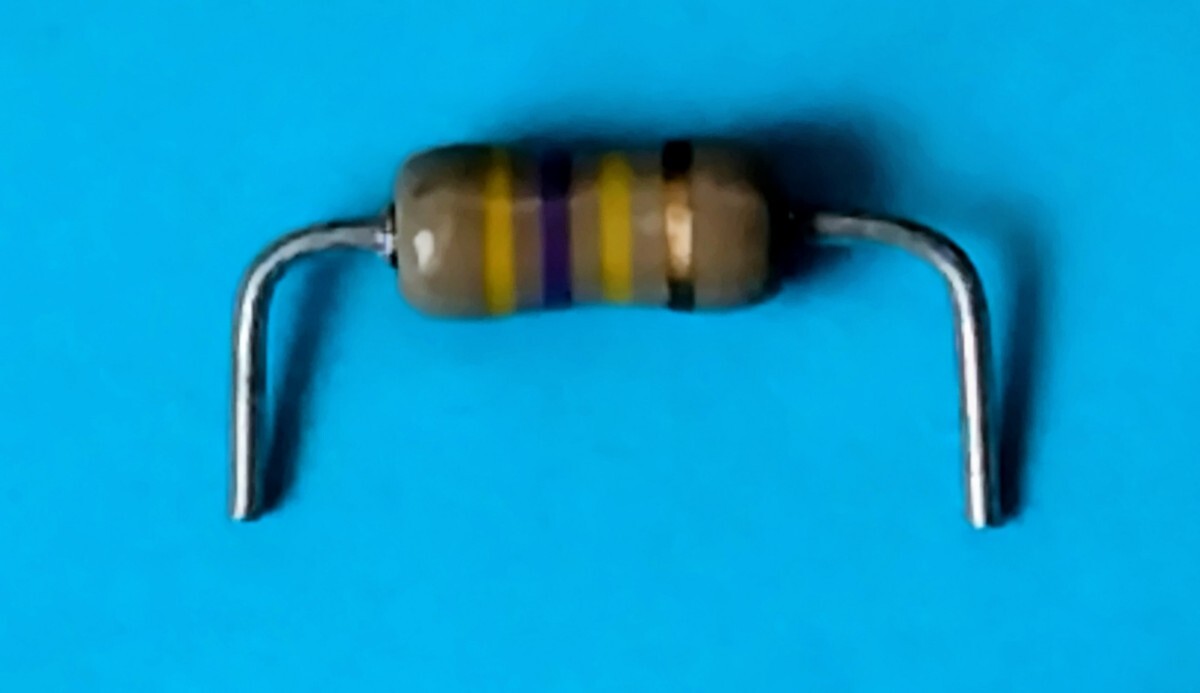 炭素皮膜抵抗 470KΩ 1W 20個セット拍卖
