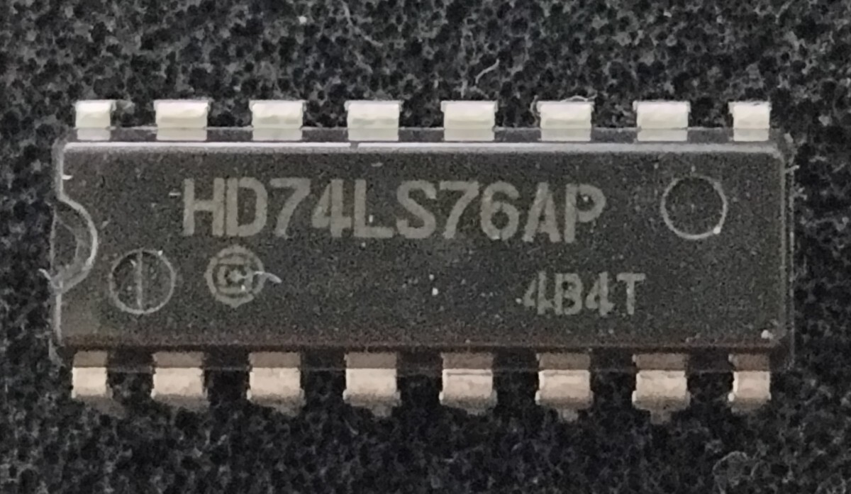 HD74LS76AP 日立製 LSTTL IC (3個セット) 拍卖