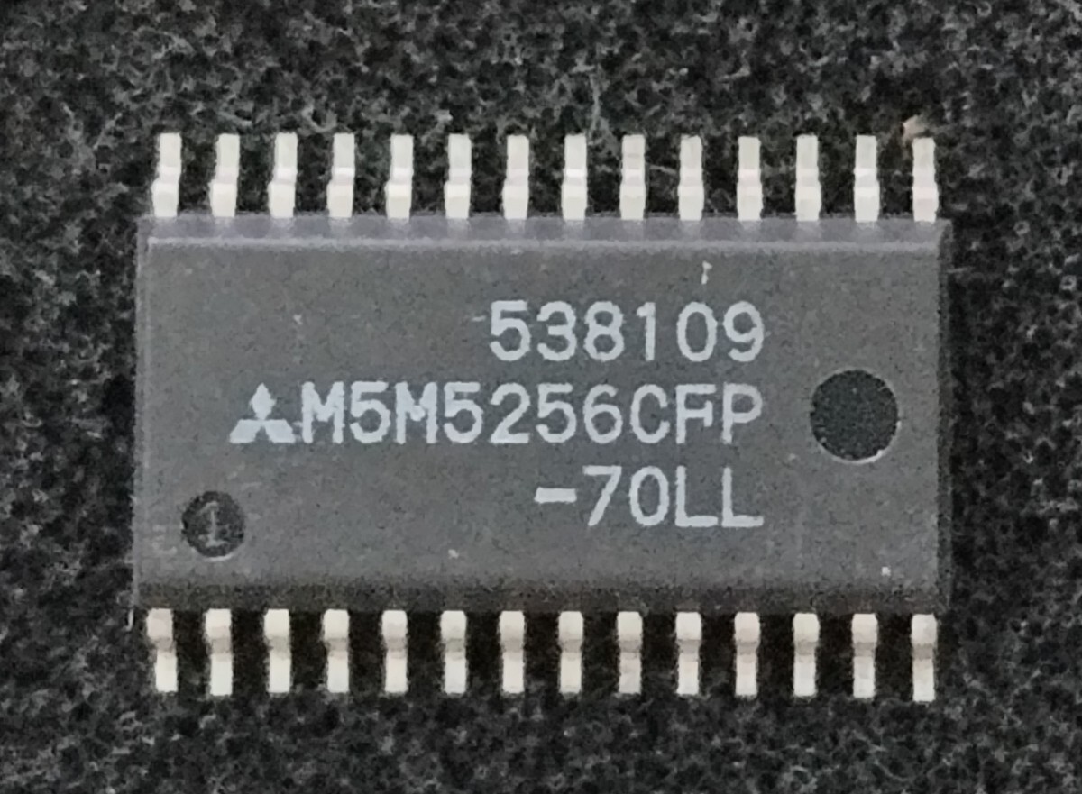 M5M5256CFP-70LL 三菱電機製 256Kビット CMOS SRAM(5個セット) 拍卖
