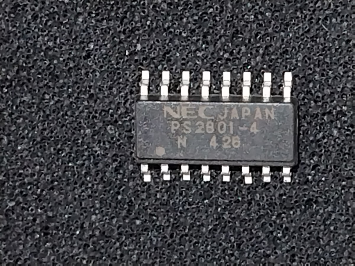 PS2801-4(10個セット)NEC製4回路フォトカプラ フラットパッケージ 拍卖