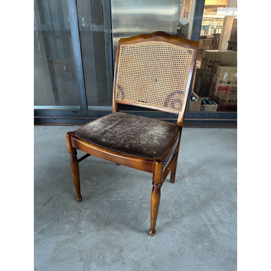 カリモク ダイニングチェア コロニアル レトロ拍卖