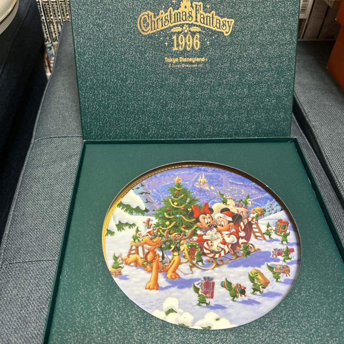 1996年 東京ディズニーランド クリスマスプレート 飾り皿 ディズニー拍卖