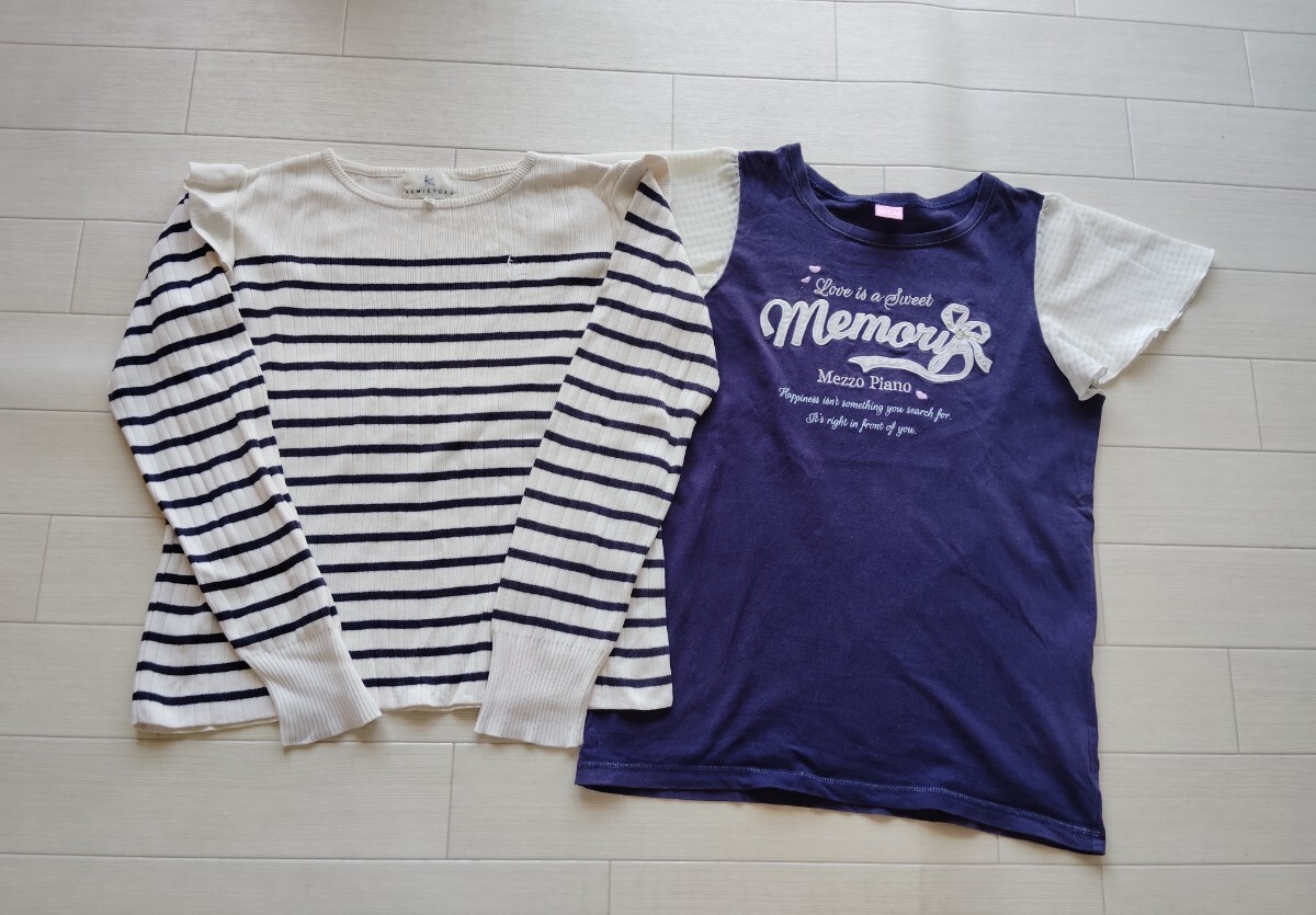 組曲 ニット メゾピアノ Tシャツ 150 160拍卖