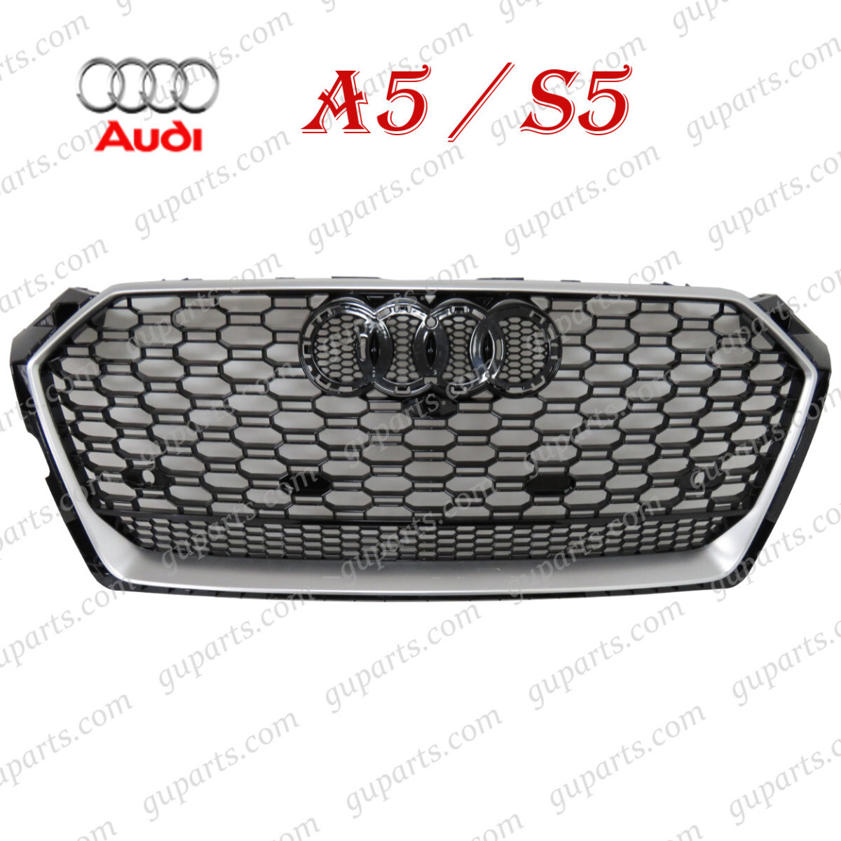 アウディ A5 S5 F5 前期 → RS5 フェイスチェンジ グリル ラジエーター クアトロ ハニカム メッシュ拍卖