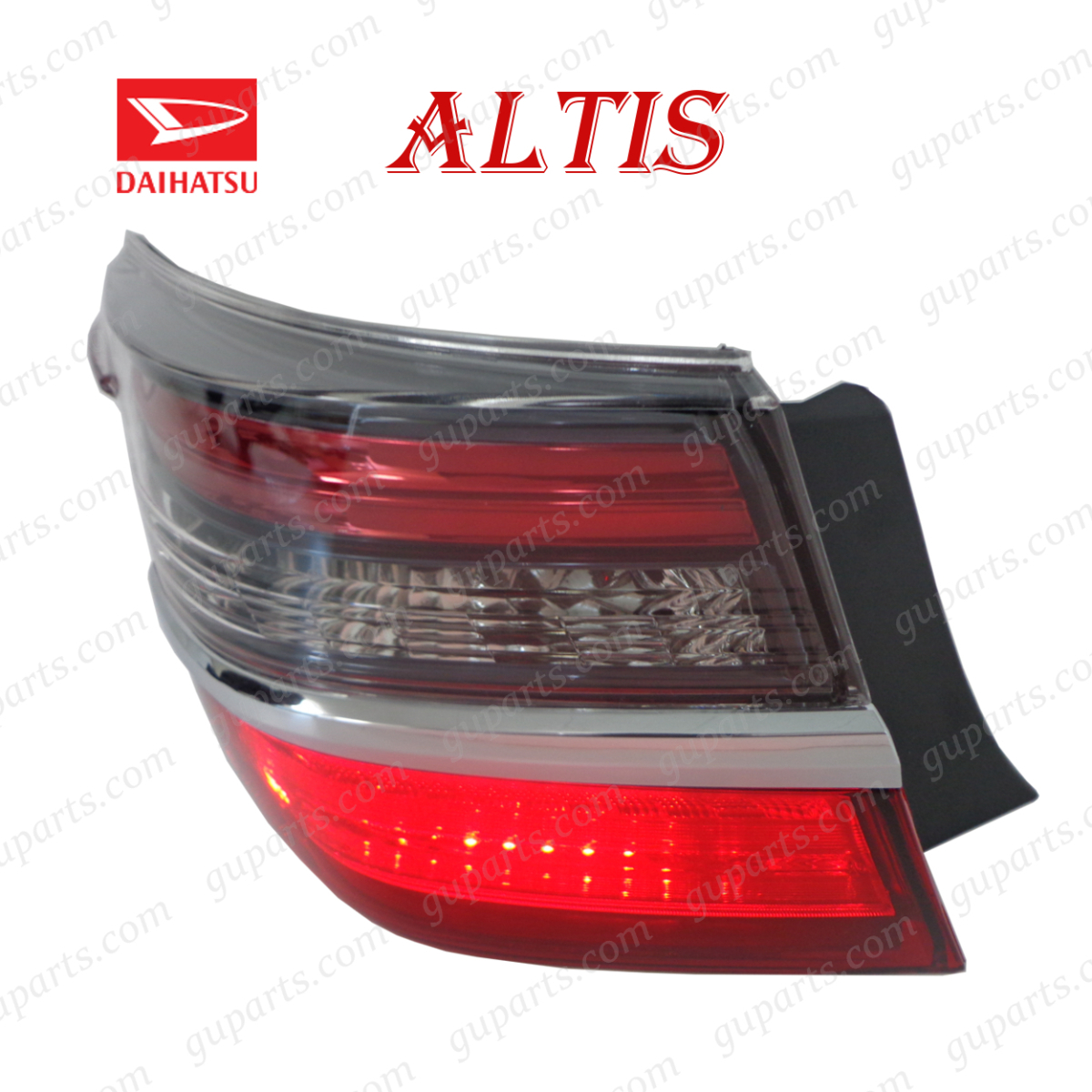 ダイハツ アルティス ハイブリット AVV50N 後期 左 リア テール ストップ ランプ ライト クローム メッキ LED 81560-33600 81561-33600拍卖