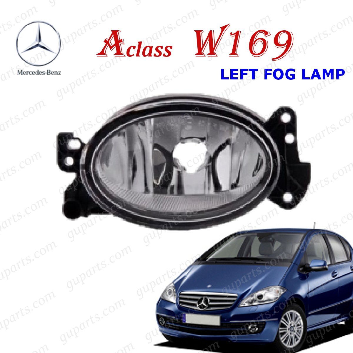 BENZ A クラス W169 A170 A180 A200 ターボ 左 フォグ ランプ ライト A1698201556 169032 169033 169034拍卖