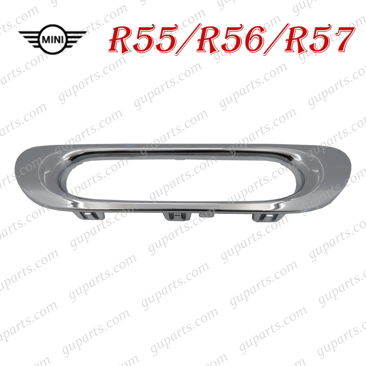 MINI ミニ クーパー F55 F56 F57 2014~ リア バンパー メッキ ライト トリム カバー クローム ライン エクステリア 51 12 7 365 737拍卖