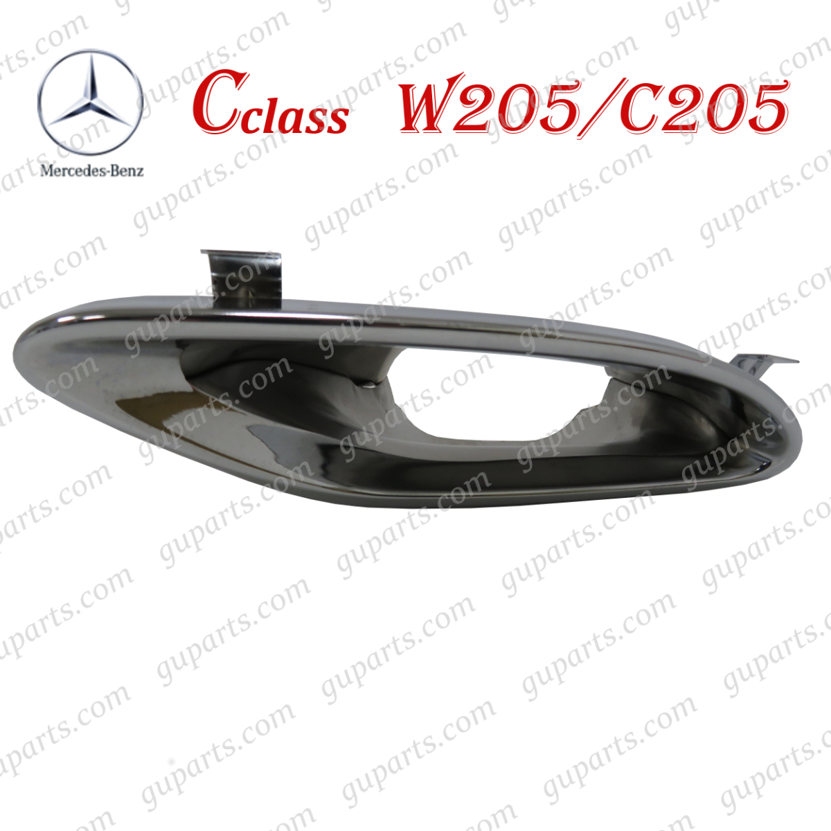 ベンツ C W205 C205 A205 C180 C200 4マチック C220d C250 C300 C350e 2014~ 右 マフラー エンド A2054901227 リアバンパー拍卖