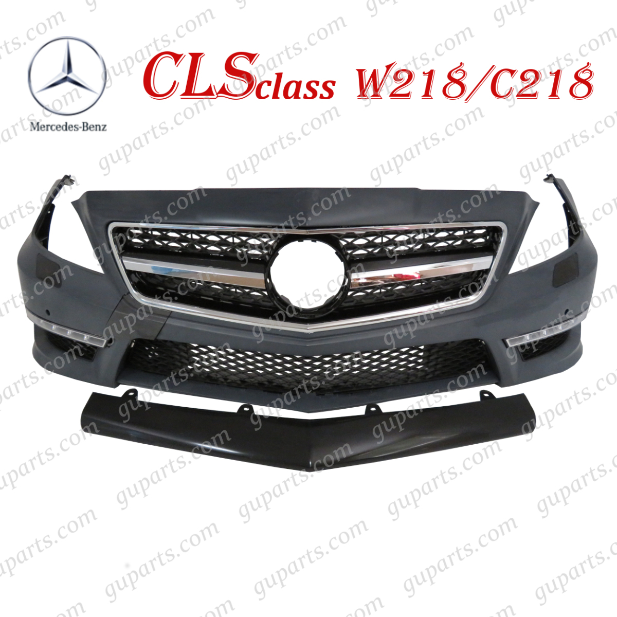 ベンツ C218 X218 CLS63 AMG S 218976 2011~2014 フロント バンパー フォグ グリル クローム メッキ エアロ スポイラー A 2188851300拍卖