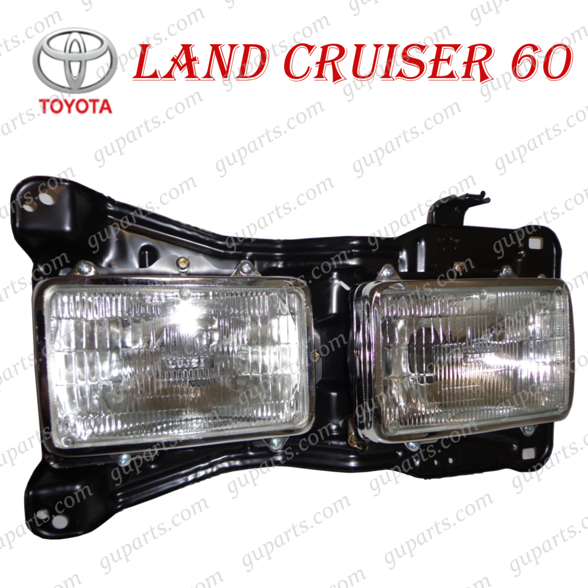 トヨタ ランド クルーザー 60 系 前期 → 後期 右 ハロゲン ヘッド ライト セット FJ60V FJ61V FJ62V FJ62G BJ60V BJ61V HJ60V HJ61V拍卖