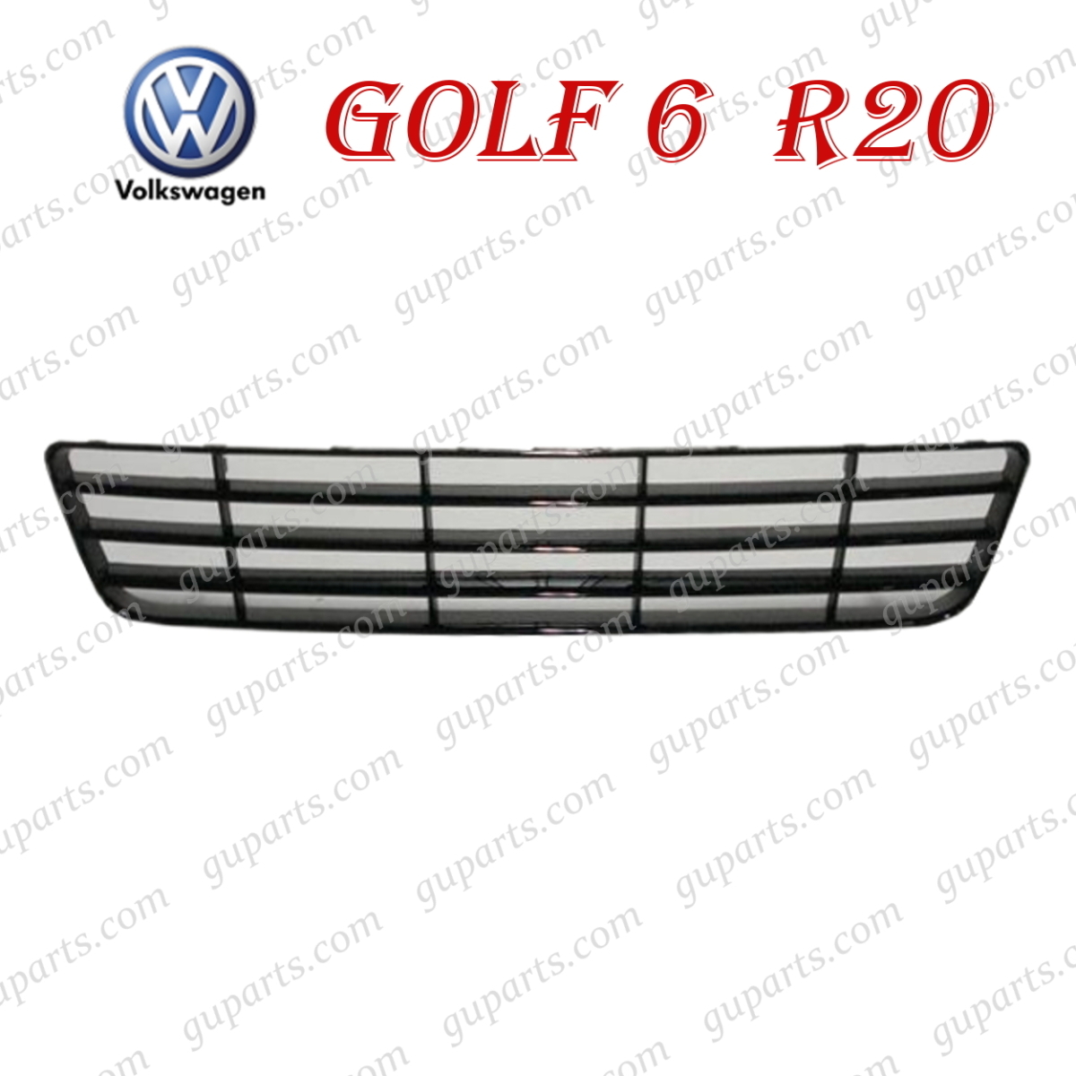 ワーゲン ゴルフ 6 R20 1K 1KCDLF 2009~2013 フロント バンパー センター グリル 5K0853671J041拍卖