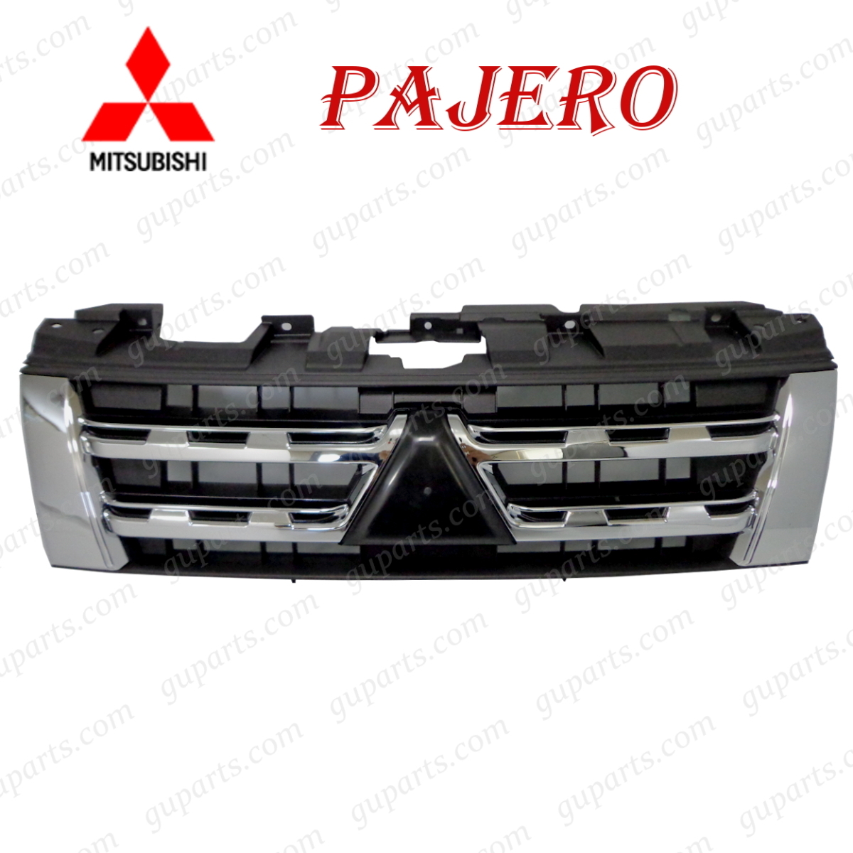 ミツビシ パジェロ V83W V87W V88W V93W V97W V98W 前期 → 中期 フロント バンパー グリル クローム メッキ 7450A825拍卖