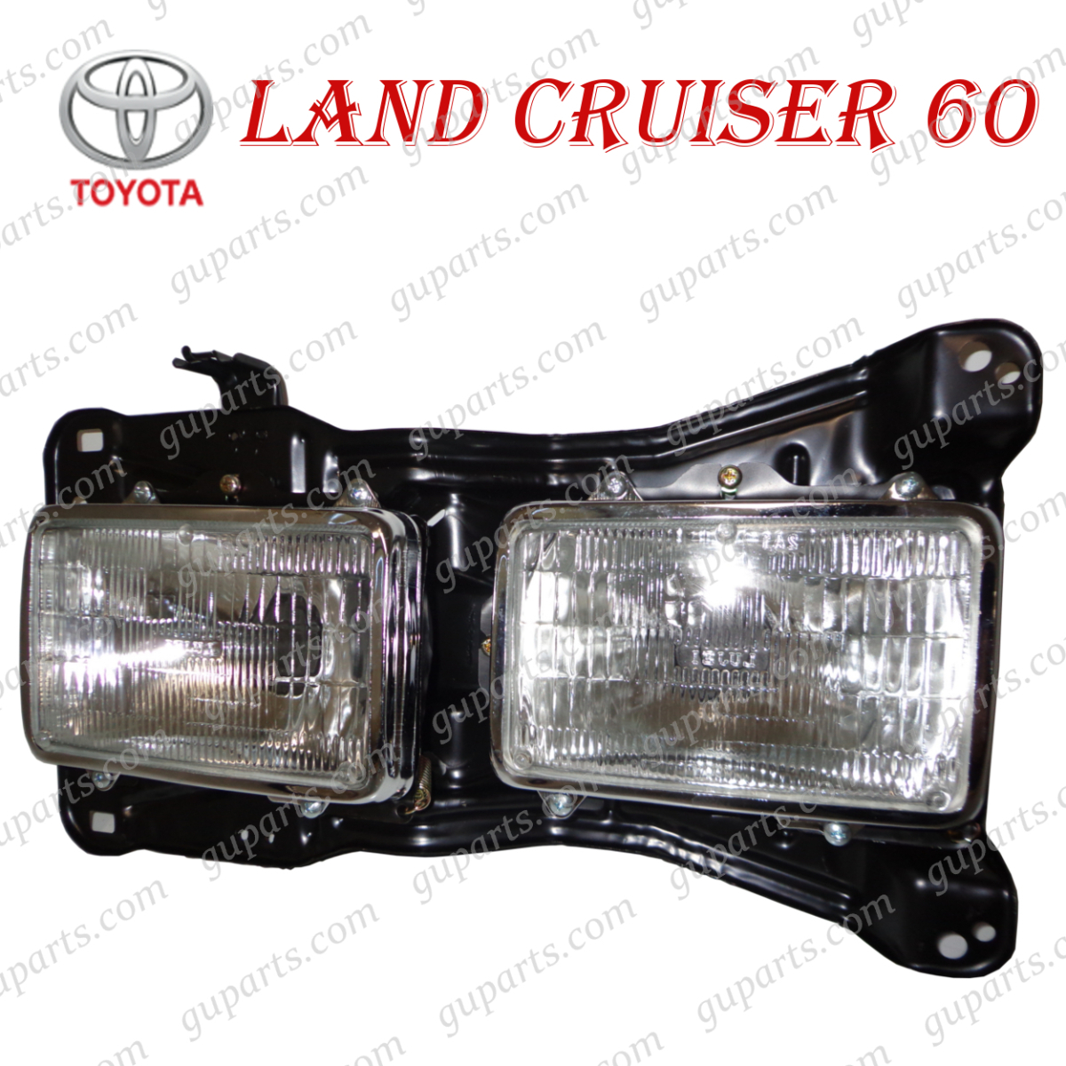 トヨタ ランド クルーザー 60 系 前期 → 後期 左 ハロゲン ヘッド ライト セット FJ60V FJ61V FJ62V FJ62G BJ60V BJ61V HJ60V HJ61V拍卖