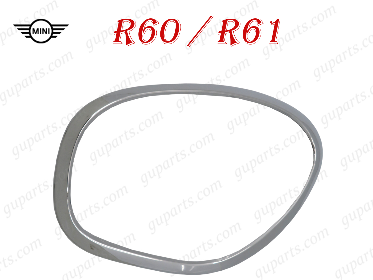 ミニ クーパー クロスオーバー ペースマン R60 R61 ヘッド ライト ベゼル クローム メッキ 左 ワン クーパー S ジョンクーパーワークス拍卖