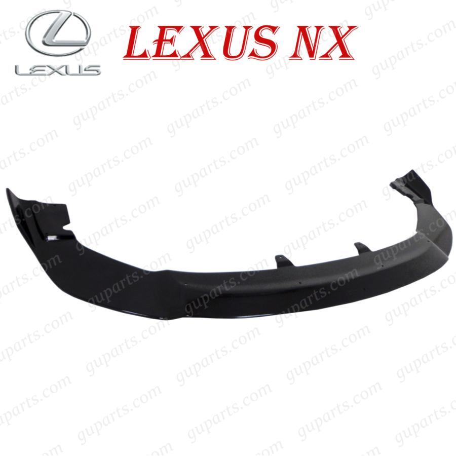 レクサス NX200t NX300h AGZ10 AGZ15 AYZ10 AYZ15 F スポーツ フロント バンパー リップ スポイラー クリア ブラック エアロ拍卖