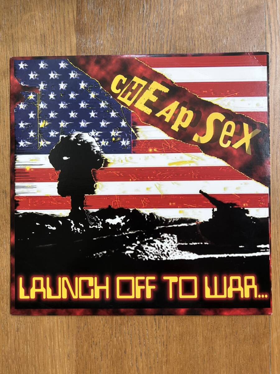 PUNK パンク CHEAP SEX LAUNCH OFF TO WAR LP 2003年 PUNK CORE RECORDS 程度良好 オリジナル盤 ストリートパンク チープセックス拍卖