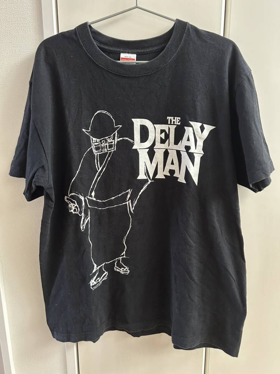 ZAZEN BOYS ザゼンボーイズ 向井秀徳 NUMBER GIRL MATSURI STUDIO DEOAY MAN Tシャツ SIZE L 使用感有り 色黒 綿100% 拍卖