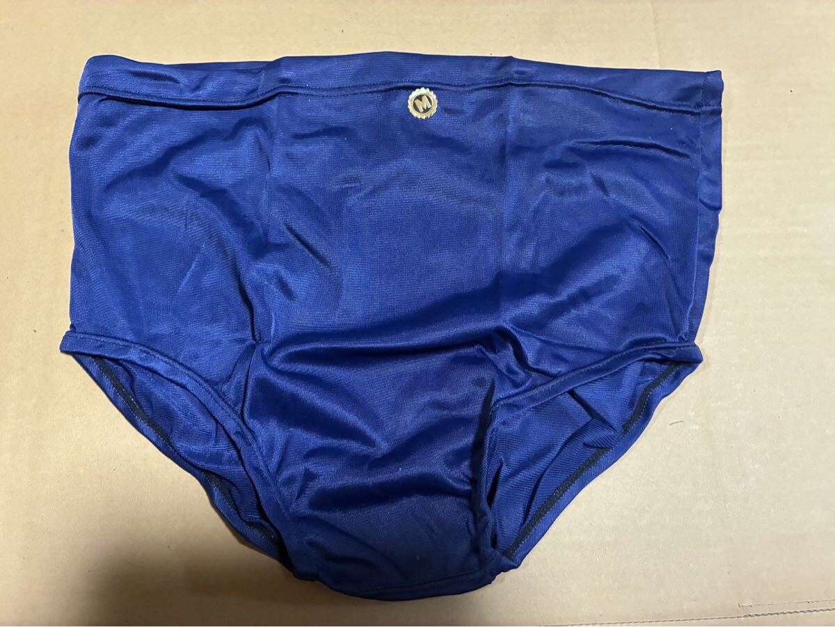 希少! 新品 日本レイヨン スクール水着 パンツ M 旧型 男子 ニチレナイロン ナイロン100%  昭和 レトロ 学校水着拍卖