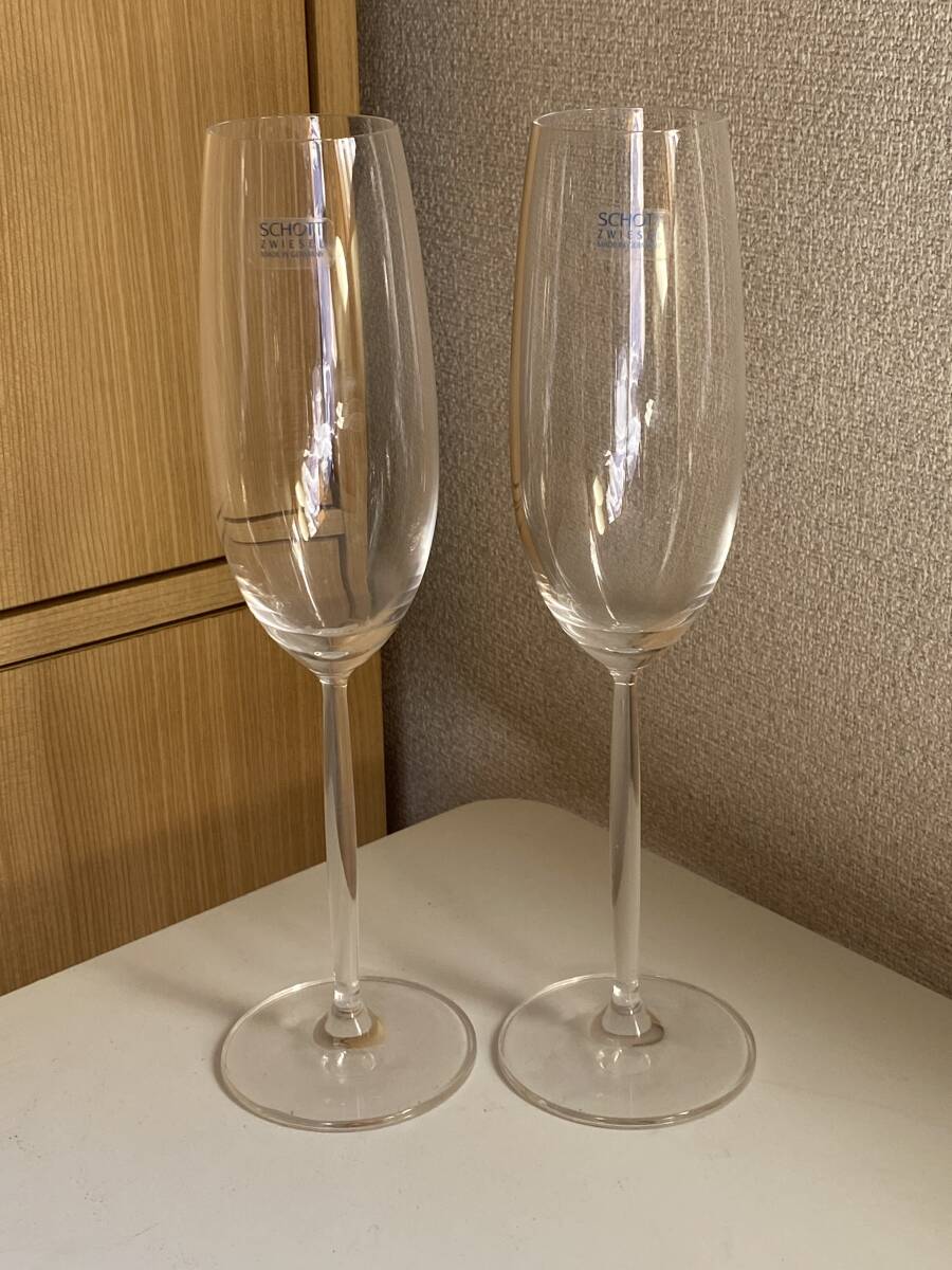ショット・ツヴィーゼル DIVA ディーヴァ フルートシャンパン グラス 2脚セット拍卖