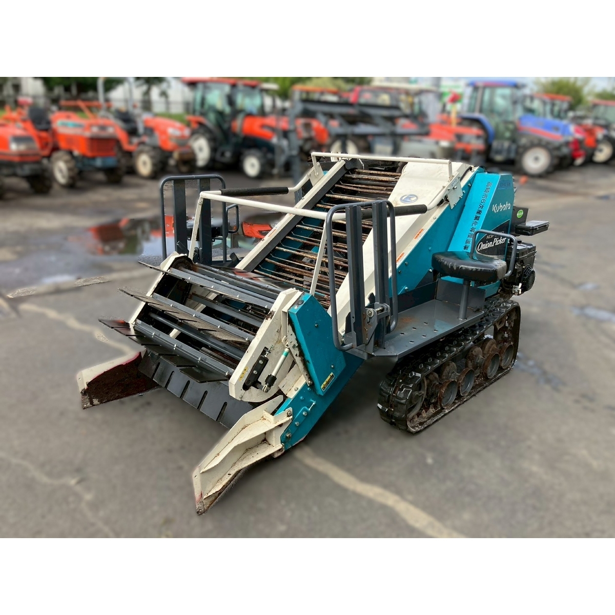 【引取限定】茨城県渡し クボタ オニオンハーベスター KOP-1000 たまねぎ ピッカー 収穫機 幅1030mm 現状渡し 中古 直Q10249063拍卖