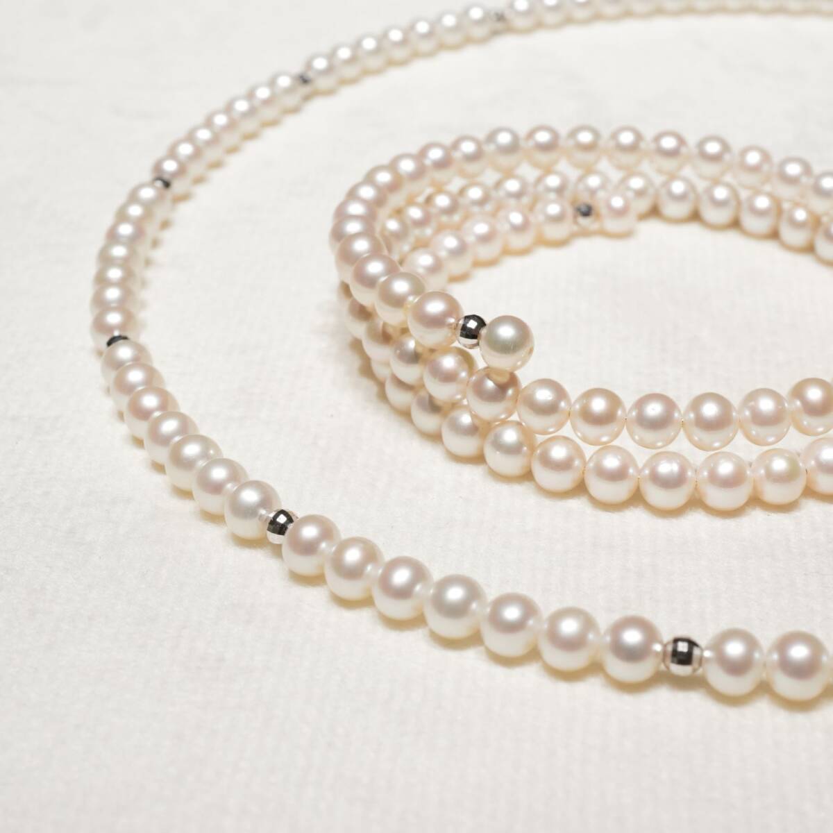 田崎真珠 パール セット ネックレス ブレスレット K18WG/25-716M拍卖