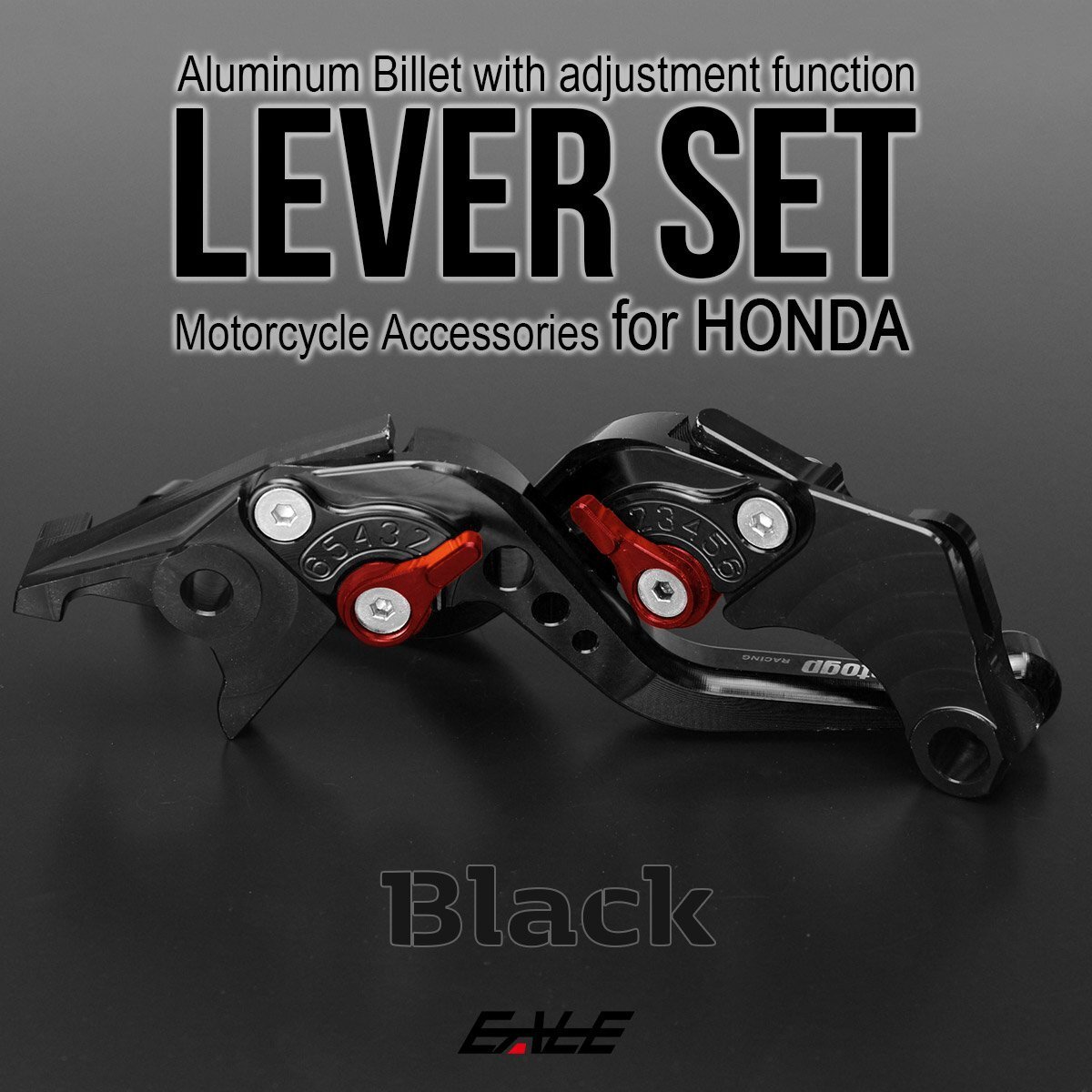 CB400SF/SB/SS CBR900/600/400/250 ブレーキレバー クラッチレバー セット 調整式 ブラック S-302-BK拍卖