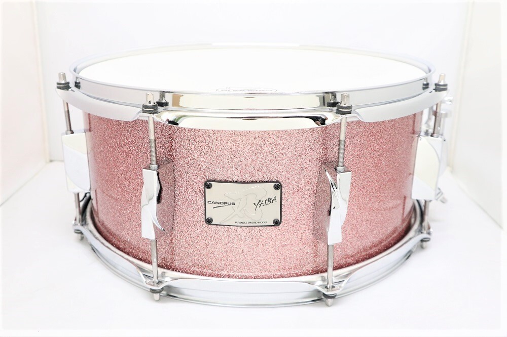 CANOPUS YAIBA2 Maple 6.5x14 Snare Rose Sparkle LQ拍卖