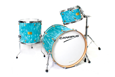 CANOPUS Mahogany Studio Kit Aqua Satin拍卖