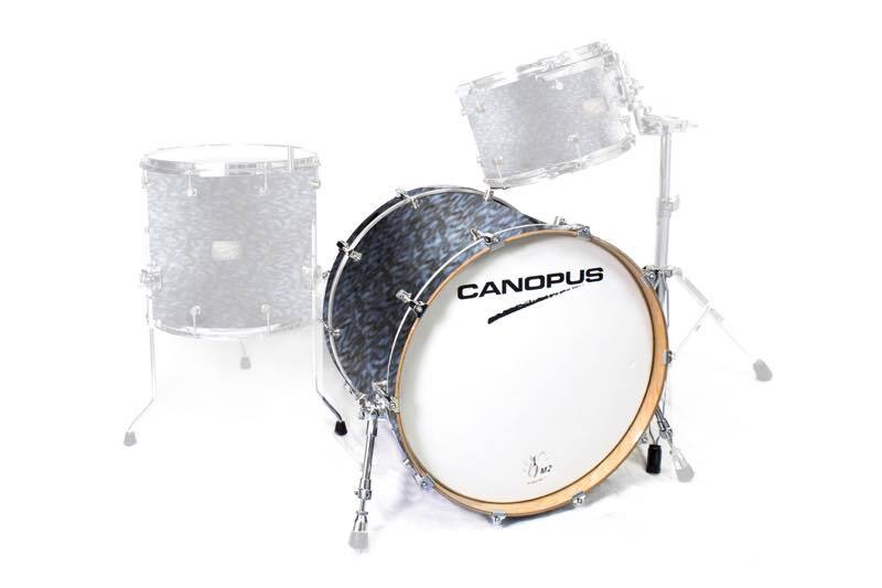 CANOPUS NV60M2 14x20 Bass Drum Black Onyx Wrap拍卖