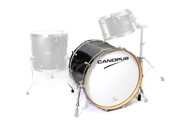 CANOPUS NV60M1 14x20 Bass Drum Black Spkl. Wrap拍卖
