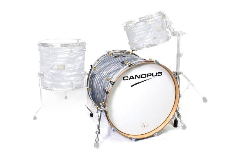 CANOPUS NV60M1 14x20 Bass Drum Sky Blue Pearl Wrap拍卖