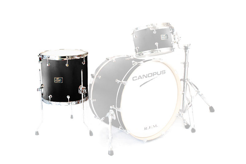 CANOPUS R.F.M. 16x18 Floor Tom Black Wrap拍卖